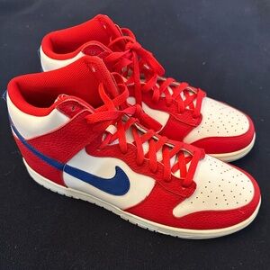 Nike Dunk High, 4th of July 2022, new with no box